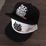 Korean Letter Embroidery Flat Cap