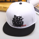 Korean Letter Embroidery Flat Cap