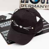 Embroidery Cat Cap