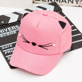 Embroidery Cat Cap