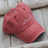 Mountain Peak Embroidery Cap